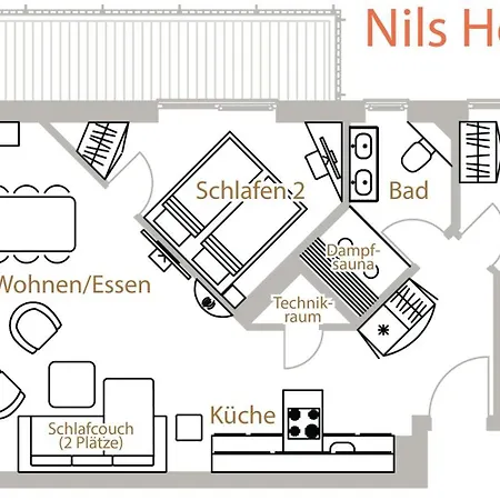 Apartment Nils Holgersson Priwall Travemünde *